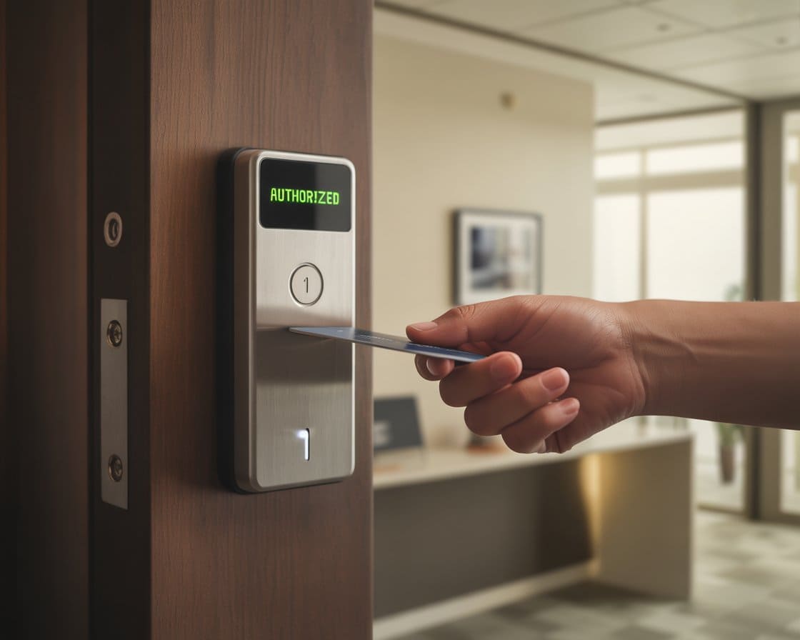 Lock Front Card Reader Card Reader Locks – Prime Alert Locksmith